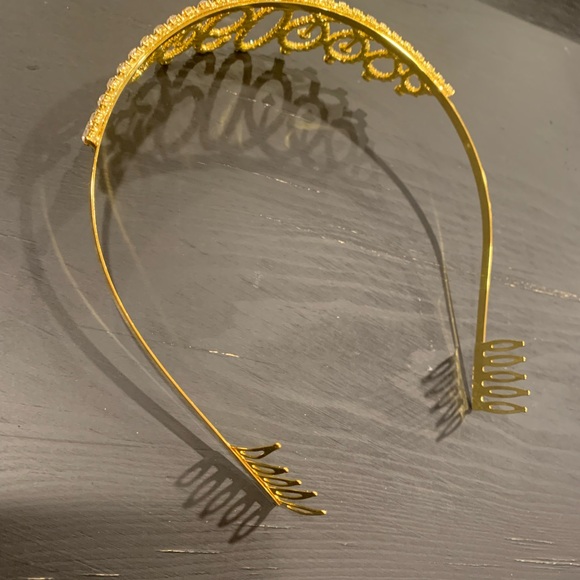 Gold 60th Birthday Tiara - Picture 4 of 4